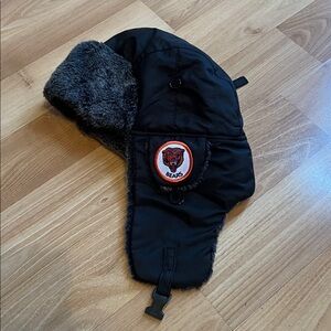 Youth Chicago Bears Faux Fur Trapper Hat 
Size S/M